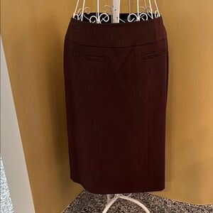 Daisy Fuentes Brown Pencil Skirt